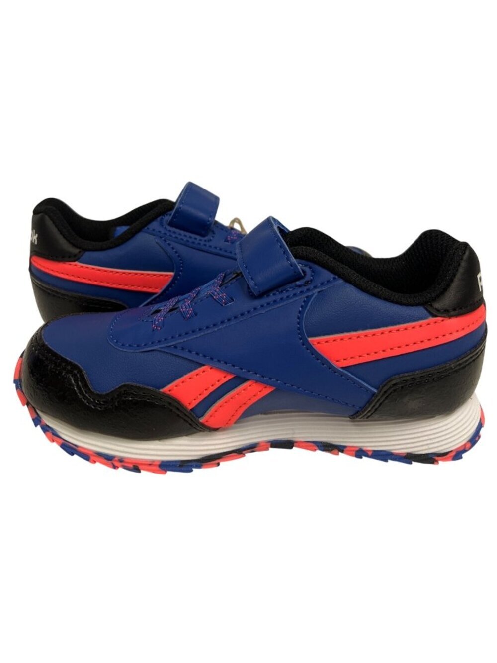 Reebok Kids Royal Classic Jogger 3.0 Sneakers Vector Blue Orange Size 10 NEW